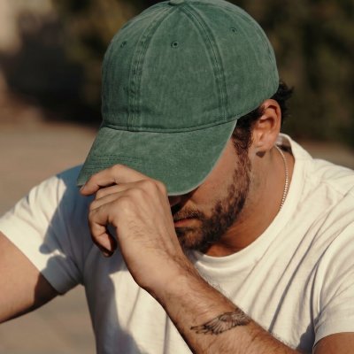 Caps - Gårda Washed (groen)