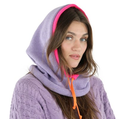 Bivakmuts - Gårda Chamonix Balaclava (paars/roze/oranje)