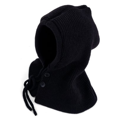 Bivakmuts - Gårda Ranua Knitted Balaclava (zwart)