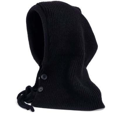 Bivakmuts - Gårda Ranua Knitted Balaclava (zwart)