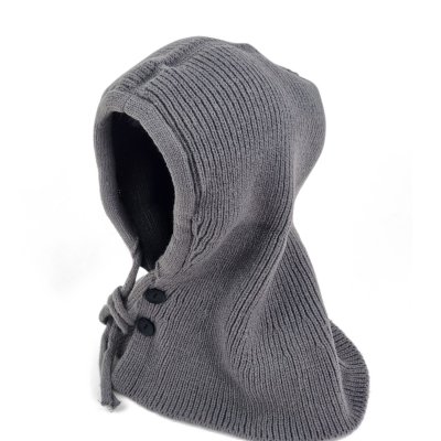 Bivakmuts - Gårda Ranua Knitted Balaclava (grijs)