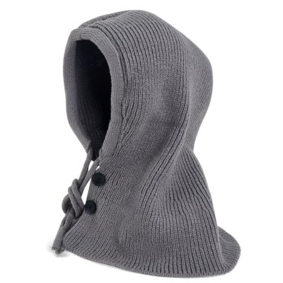 Bivakmuts - Gårda Ranua Knitted Balaclava (grijs)
