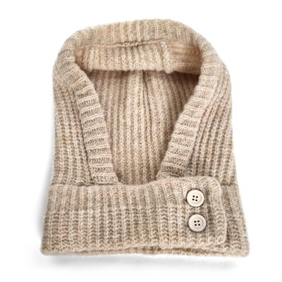 Bivakmuts - Gårda Nivala Knitted Balaclava (beige)
