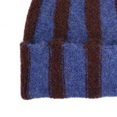 Muts Kinderen - Gårda Bodafors Beanie (blauw/bordeaux)