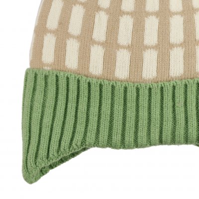 Muts Kinderen - Gårda Lönneberga Beanie (beige/groen)