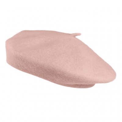 Baret - Gårda Annecy Wool Beret (lichtroze)