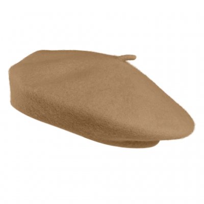 Baret - Gårda Annecy Wool Beret (kameel)