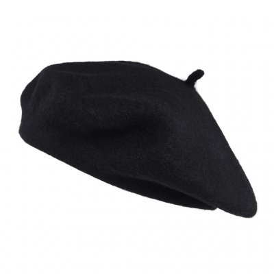 Baret - Gårda Annecy Wool Beret (zwart)