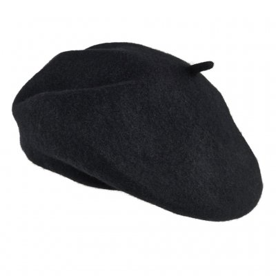 Baret - Gårda Annecy Wool Beret (zwart)