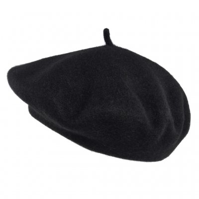 Baret - Gårda Annecy Wool Beret (zwart)