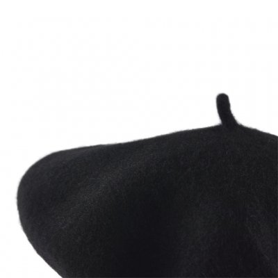 Baret - Gårda Annecy Wool Beret (zwart)