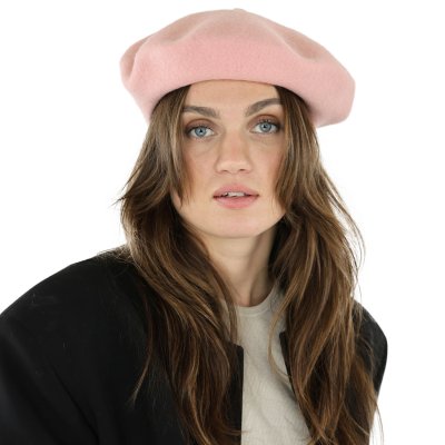 Baret - Gårda Annecy Wool Beret (lichtroze)