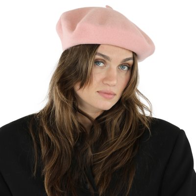 Baret - Gårda Annecy Wool Beret (lichtroze)