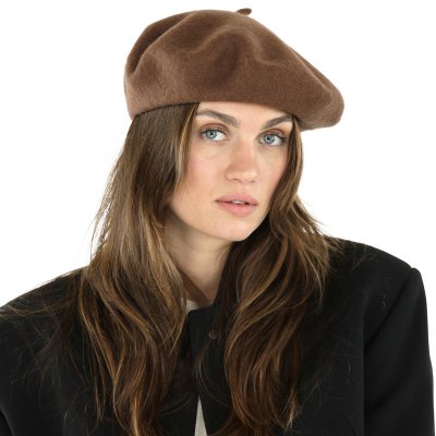 Baret - Gårda Annecy Wool Beret (bruin)