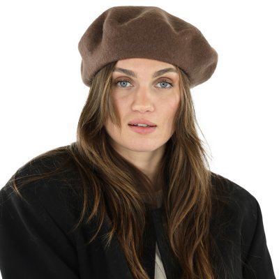 Baret - Gårda Annecy Wool Beret (koffie)