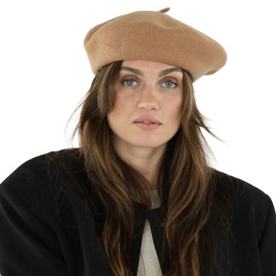 Baret - Gårda Annecy Wool Beret (kameel)