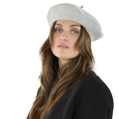Baret - Gårda Annecy Wool Beret (lichtgrijs)