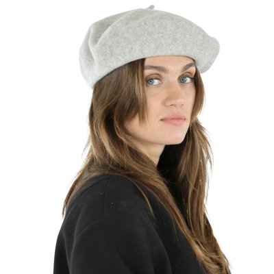 Baret - Gårda Annecy Wool Beret (lichtgrijs)