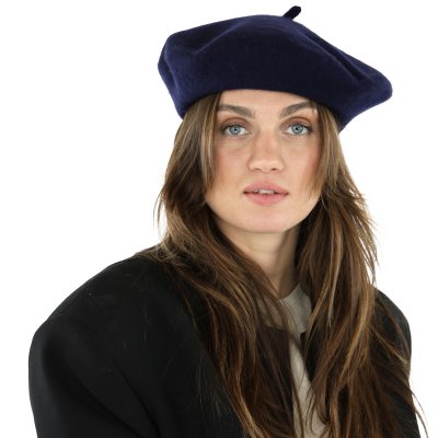 Baret - Gårda Annecy Wool Beret (marineblauw)