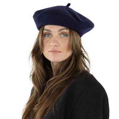 Baret - Gårda Annecy Wool Beret (marineblauw)