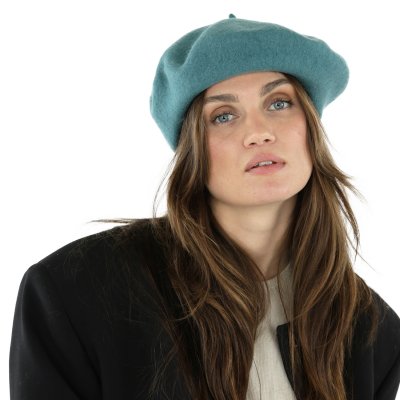 Baret - Gårda Annecy Wool Beret (turkoois)