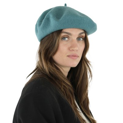 Baret - Gårda Annecy Wool Beret (turkoois)