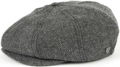Flat cap - Brixton Brood (grijs-zwart)