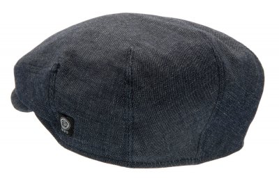 Flat cap - CTH Ericson Carl Sr. Organic Denim (blauw)
