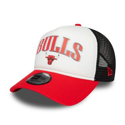 Caps - New Era Chicago Bulls Retro Trucker Cap (rood/zwart)