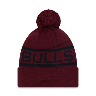 Muts - New Era Chicago Bulls Cuff Knit Beanie (rood)