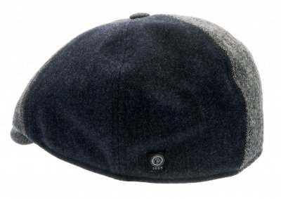 Flat cap - CTH Ericson Colin Patchwork (grijs)