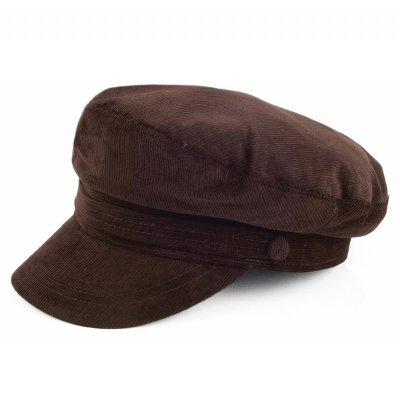 Fiddler cap - Jaxon Hats Corduroy Fiddler Cap (bruin)