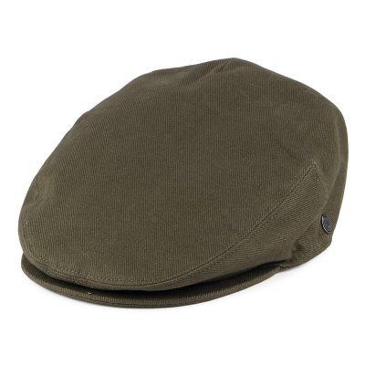 Flat cap - Jaxon Hats Cotton Flat Cap (olijf)