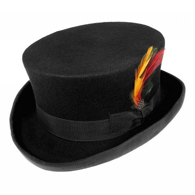 Hoeden - Deadman Top Hat (zwart)