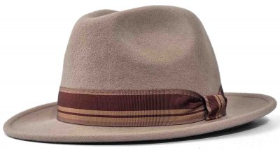 Hoeden - Gårda Montefalco Fedora Wool Hat (beige)