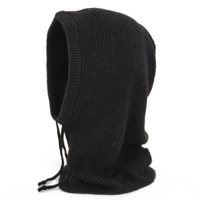 Bivakmuts - Gårda Vilhelmina Knitted Balaclava (zwart)