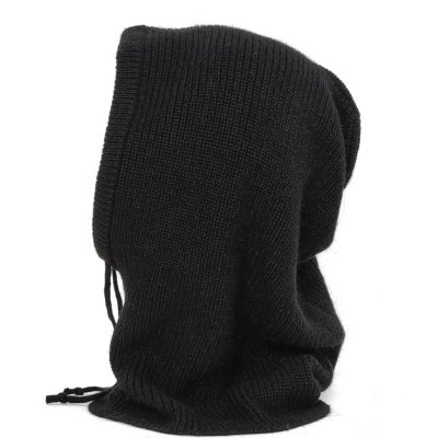 Bivakmuts - Gårda Vilhelmina Knitted Balaclava (zwart)