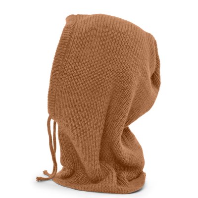 Bivakmuts - Gårda Vilhelmina Knitted Balaclava (bruin)