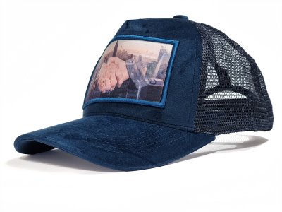 Caps - Gårda Velvet Trucker Business (donkerblauw)