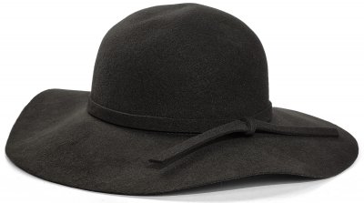 Hoeden - Gårda Lessola Floppy Wool Hat (zwart)