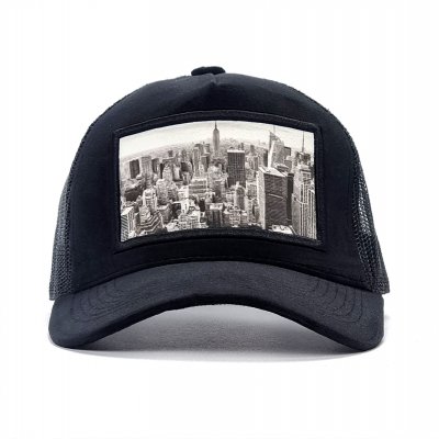 Caps - Gårda Velvet Trucker New York (zwart)