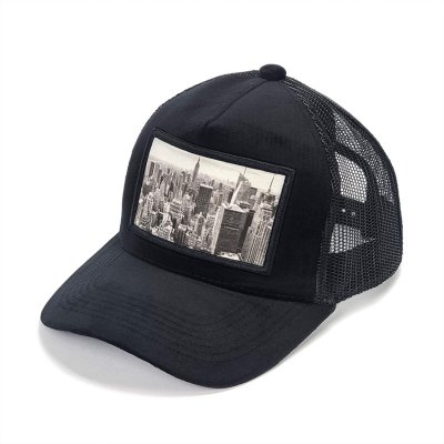 Caps - Gårda Velvet Trucker New York (zwart)