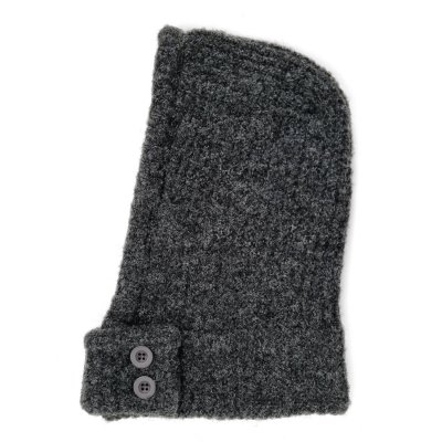 Bivakmuts - Gårda Nivala Knitted Balaclava (donkergrijs)