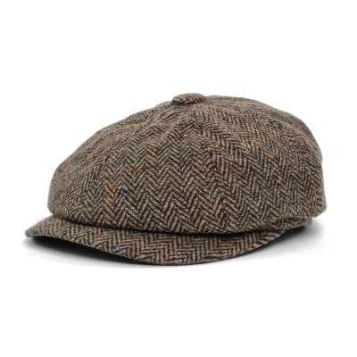 Flat cap - Gårda Balmerino Newsboy (bruin)