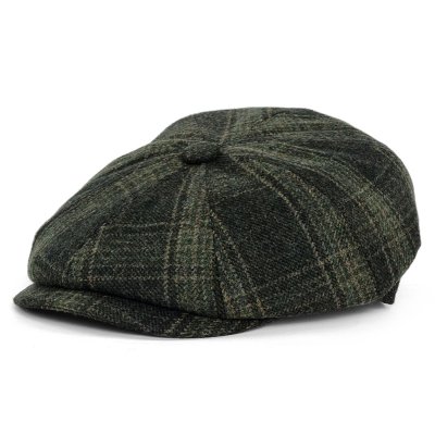Flat cap - Gårda Premium Banbury Wool Newsboy (groente)