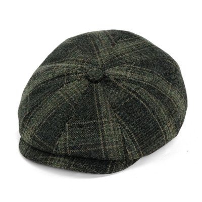 Flat cap - Gårda Premium Banbury Wool Newsboy (groente)