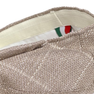 Flat cap - Gårda Bradshaw Checkered Sixpence (beige)