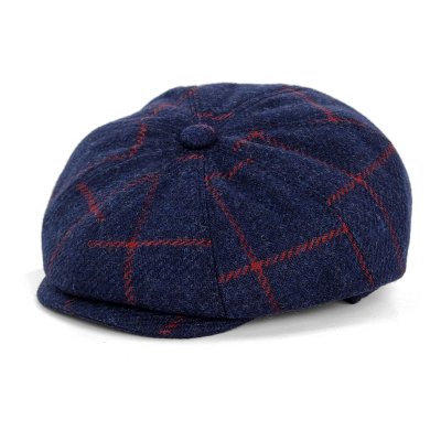 Flat cap - Gårda Premium Callander Wool Newsboy (blauw)