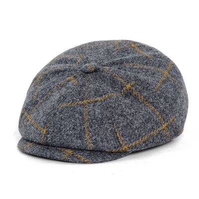 Flat cap - Gårda Premium Callander Wool Newsboy (grijs)