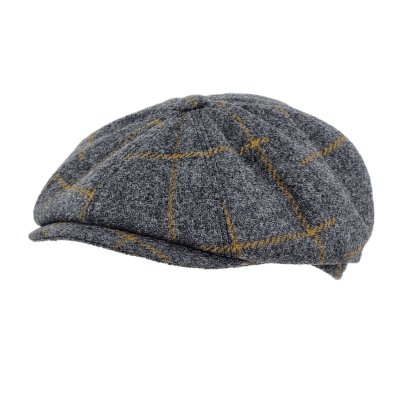 Flat cap - Gårda Premium Callander Wool Newsboy (grijs)